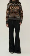 Maria Cher Kravitz Candy Pullover In Black In Black