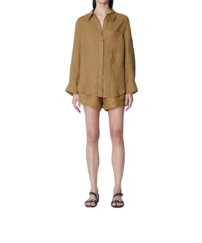 Maria Cher Lapataia Benedetta Shirt In Curry In Brown