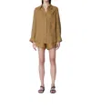 Maria Cher Lapataia Benedetta Shirt In Curry In Multi