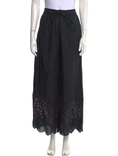 Pre-owned Maria Cher Linen Wide Leg Pants W/ Tags In Black