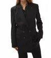 Maria Cher Lou Max Blazer In Black In Black