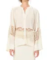 Maria Cher Meliado Remy Blouse In Ecru In White