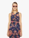 Maria Cher Ceibo Mich Top In Navy Shibori In Navy