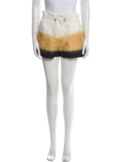 Pre-owned Maria Cher Mini Shorts In White
