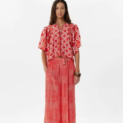 Maria Cher Moldes Margaux Pants In Red