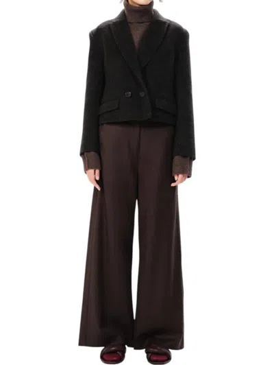 Maria Cher Padua Skylar Short Coat In Dark Grey