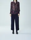 Maria Cher Palermo Julieta Blouse In Ocean Blue