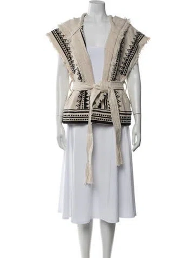 Pre-owned Maria Cher Patterned Jacket In Neutral