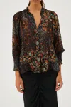 Maria Cher Ponferrada Julieta Blouse In Mix 1 Black-multi In Multi