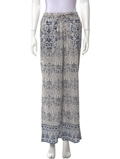 Pre-owned Maria Cher Printed Wide Leg Pants W/ Tags In Multicolor