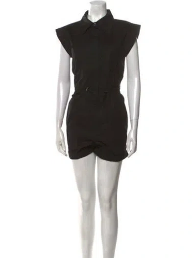 Pre-owned Maria Cher Romper In Black
