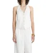 Maria Cher Tronador Abelia Vest In White