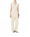 Maria Cher Wilde Esther Jumpsuit In Ecru In White
