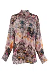 Maria Cher Women's Besalu Pilar Shirt In Mix 2 Green In Multi