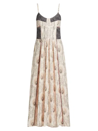Maria Cher Women's Florida Maive Cotton Maxi Dress In Neutral