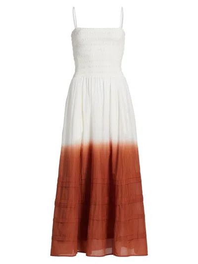 Maria Cher Women's Pinazo Selva Dip-dyed Midi-dress In White