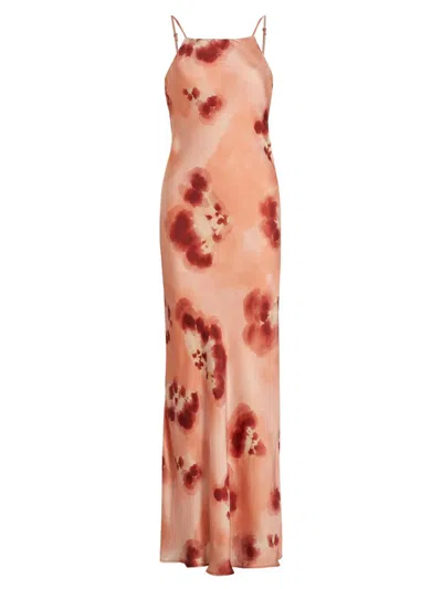 Maria Cher Women's Quesada Lydie Slip Dress In Orange