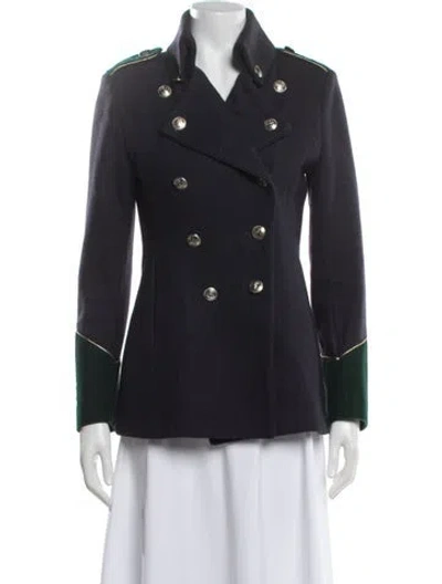 Pre-owned Maria Cher Wool Jacket In Blue