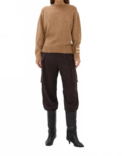 Maria Cher Yorke Kya Pullover In Camel In Brown