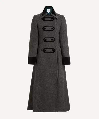 Maria De La Orden Women's Cameron Wool Coat In Gray