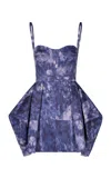 Maria Elena Villamil Amor Printed Mini Dress