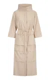 Maria Elena Villamil Astro Cargo Midi Dress In Tan