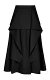Maria Elena Villamil Azalea Pleated Midi Skirt