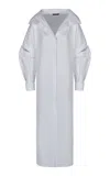 Maria Elena Villamil Encina Cotton Midi Shirt Dress