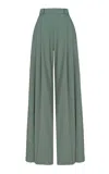 Maria Elena Villamil Esplendor Wide Legged Trousers In Green