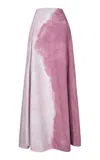 Maria Elena Villamil Existencia Gradient Maxi Skirt In Print