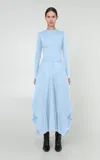 Maria Elena Villamil Indomable Cargo Pants In Light Blue
