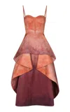 Maria Elena Villamil Momento Bustier Dress In Print