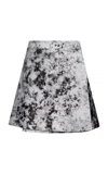 Maria Elena Villamil Pliegue Printed Mini Skirt