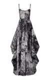 Maria Elena Villamil Rakú Printed Maxi Dress