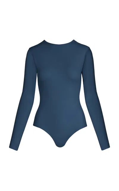 Maria Elena Villamil Trazo Bodysuit In Blue