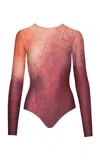 Maria Elena Villamil Trazo Bodysuit In Brown