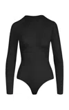 Maria Elena Villamil Trazo Long-sleeve Bodysuit