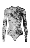 Maria Elena Villamil Trazo Printed Bodysuit