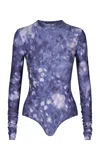 Maria Elena Villamil Trazo Printed Bodysuit