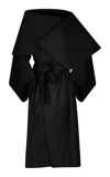 Maria Elena Villamil Tulipan Pleated Coat