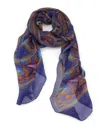 Maria Enrica Nardi Christine Silk Stole In Multicolor