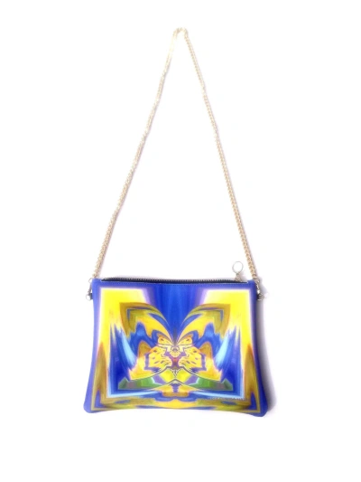 Maria Enrica Nardi Flora Napa Leather Crossbody Bag In Multicolour