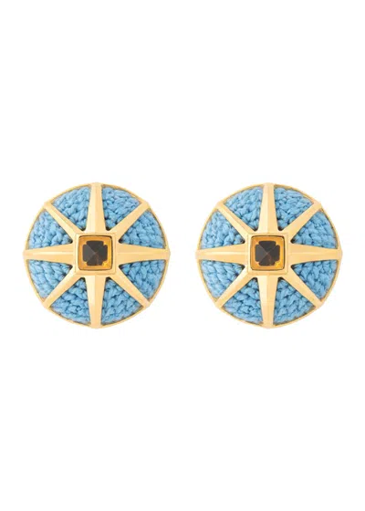 Maria Frering Bondone Gold-plated Stud Earrings