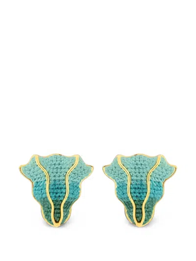 Maria Frering Resolução Earrings In Gold