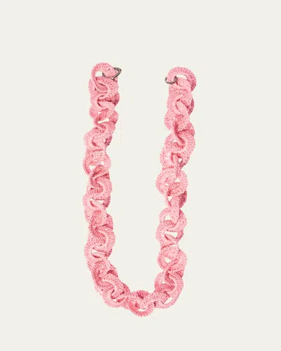 Maria La Rosa Circle Shoulder Strap In Pink