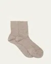 Maria La Rosa English Ribbed Cashmere Socks
