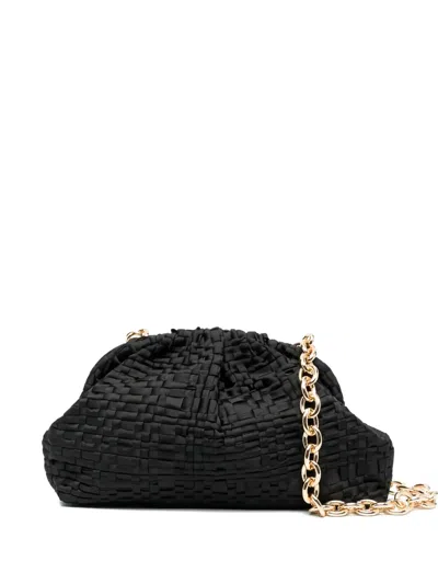 Maria La Rosa Game Clutch Bag In Black