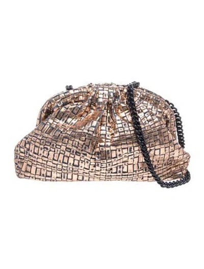 Pre-owned Maria La Rosa Leather Minaudière In Multi
