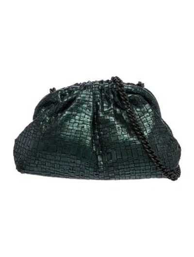 Pre-owned Maria La Rosa Leather Shoulder Bag W/ Tags In Green