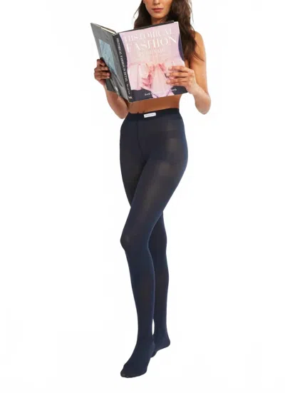 Maria La Rosa Lycra Tights In Copiativo In Black